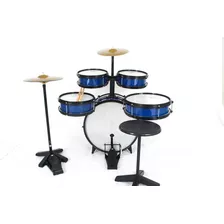 Bateria Musical Acústica Infantil Com Chimbal Rock Baby