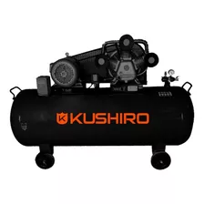 Compresor De Aire Eléctrico Kushiro K500 Trifásico 500l 10hp 380v Negro