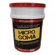 Membrana Impermeabilizante Caucho Microgoma Gris 22kg