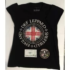 Def Leppard Pack Tshirt Ingresso Originais São Paulotrip2017