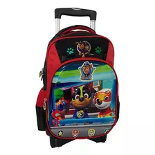 Morral Mochila Con Ruedas Pawpatrol Escolar 