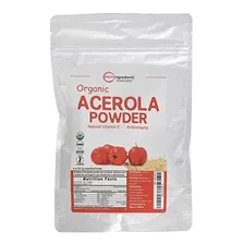 Pura Aceroa Orgánica Acerola Cereza Polvo Natural Y Orgánico