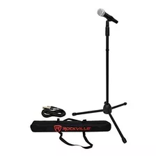 Rockville Pro Mic Kit 1 High End Metal Microphone+mic Sta