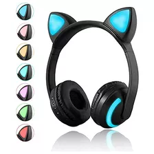 Auriculares Inalámbricos Bluetooth Oreja De Gato Micrã...