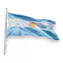 Bandera Argentina De Flameo *140x250cms* - Oficial Reforzada