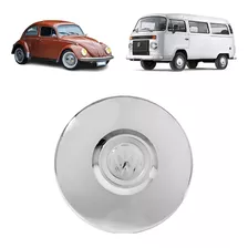 Calota Para Roda Ferro Kombi Fusca Brasília Variant Cromada 