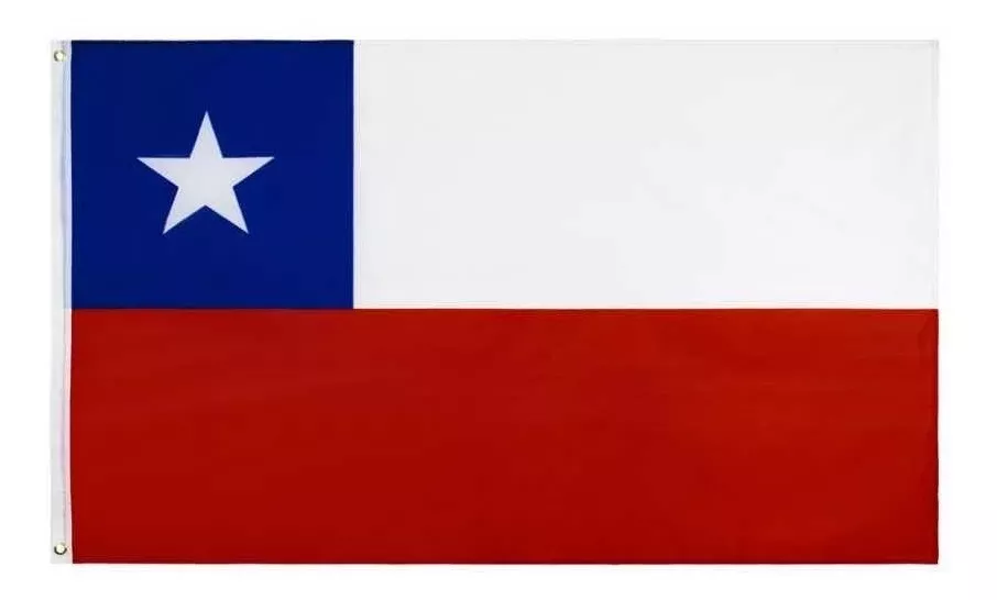 Bandera Chilena 120x180cm Fecha Patria Chilena Fiesta 18