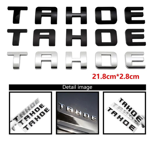 Foto de Para Compatible Con Chevrolet Tahoe Emblemas Abs Equipaje