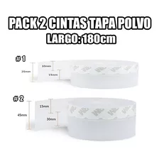 Pack 2 Cintas Protector De Polvo Y Viento Para Puerta