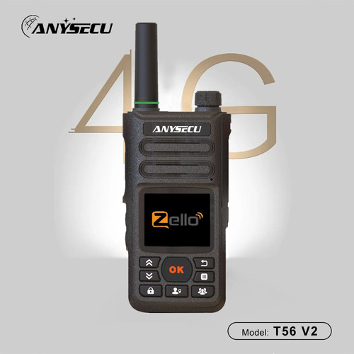 Celular Radio Internacional Zello Anysecu T56 V2 Foto 10