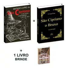 São Cipriano Capa Aço + São Cipriano Capa Preta + 1 Brinde