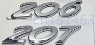 Emblema Peugeot 206, 207 Y 301 Foto 3