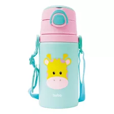 Garrafinha De Alumínio Animal Fun Girafa Bpa Free Buba