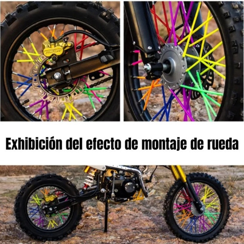 Popotes Para Rayos De Rines De Moto Bicicleta 72pz Foto 8