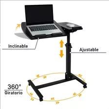 Mesa Escritorio Plegable Para Computadora Laptop Con Ruedas