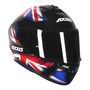 Capacete Para Moto Integral Axxis Helmets Draken Black, Red E Blue Uk Gloss Tamanho 64 