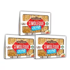 Kit 03 Pé De Moleque Zero Açúcar Dacolônia 100g 