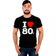 Camiseta Camisa I Love Anos 80s Camisas Anos 80 Super Oferta