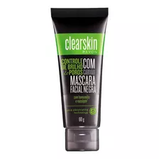 Máscara Facial Preta Com Carvão Clearskin - 60g - Avon