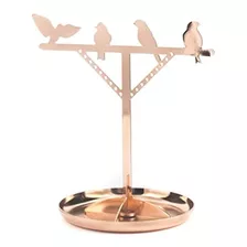 Kikkerland Bird Copper Jewelry Stand