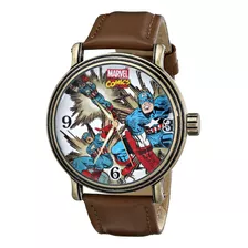 W The Avengers Captain America Reloj Analógico De Cuarzo M