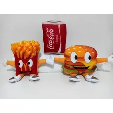 Kit 3 Almofada Naninha Combo 3d Refri Lanche Burguer Fritas