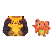 1 Pikachu 34 Cm, 1 Charmander 20 Cm