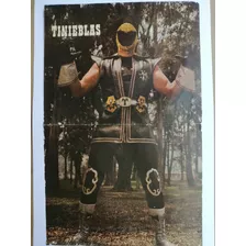 Poster Autografiado Por Luchador Tinieblas 