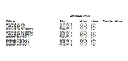 Amortiguador Chrysler 200 2011 2.4l Mopar Foto 4