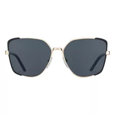 Oculos De Sol Dourado Polarizado - Prada - Gatinho