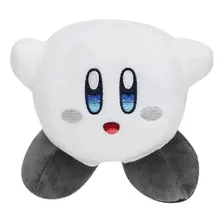 Kirby Blanco Ojos Bordados Suave Nintendo Peluche 15 Cm