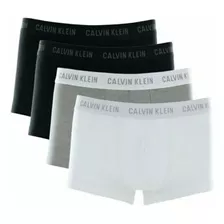 Kit 4 Cuecas Calvin Klein Low Rise Trunk C11.07 Original