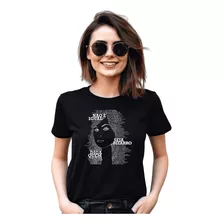 Camisa Pitty Cantora Show Rockt-shirt Musica Camiseta Preta