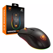 Ratón Para Videojuegos Cougar Minos Ex, Usb, Rgb, 6400 Dpi