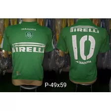 Camisa Palmeiras Diadora 2004 Titular Verde Pirelli #10 