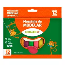 Kit Com 5 Caixas De Massa De Modelar 180g Leo E Leo