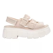 Melissa Rebel Sandal Bege Branco 35830