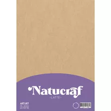 Papel Kraft Latte A4 Adhesivo Para Inkjet 80g Natucraft