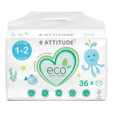 Attitude Paales Biodegradables Para Beb, No Txicos, Ecolgico