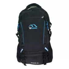 Mochila Senderismo 50 Litros Para Acampar Impermeable Negra