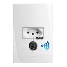 Ver1.0 Tomada Ip Espiã Wi-fi Camera Imagem Tempo Real Espião