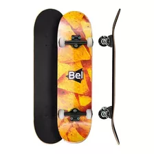 Skate Skateboard Iniciantes Semi Pro Estampado Abec5 Belfix 