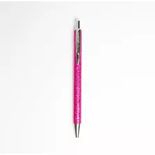 Caneta Esferográfica Pink Vibes Linha Premium Glitter 