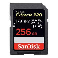 Tarjeta Sandisk Extreme Pro 256gb Sdhc Uhs-i