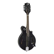 Luna Moonbird F Style Acoustic Electrica Mandolina Negra