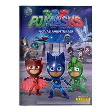 Album De Figurinhas Pj Masks Novas Aventura P/colar Completo