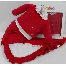 Saída Maternidade Plush Luxo Paraiso Bebê Menina Ref. 11642