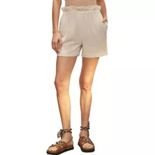 Short Lino Mujer Desiderata Crepe Arena