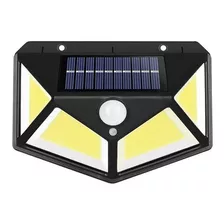 Luz Panel Solar 100 Led Con Sensor De Movimientos !!