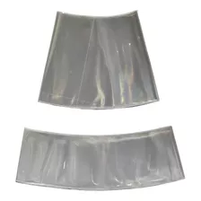 10 Pares Faixas Refletivas Branca Cristal Camisa Cone 75cm